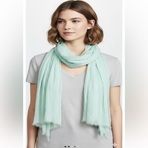 Lime green wrap around big beautiful scarf 72 inches long and 35 inches wide